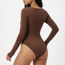 Espresso Long Sleeve Bodysuit